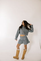 Ella Stripe Top and Shorts Set