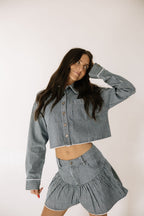 Ella Stripe Top and Shorts Set