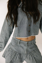 Ella Stripe Top and Shorts Set
