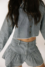Ella Stripe Top and Shorts Set