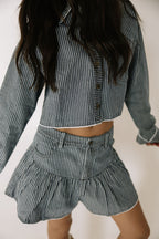 Ella Stripe Top and Shorts Set