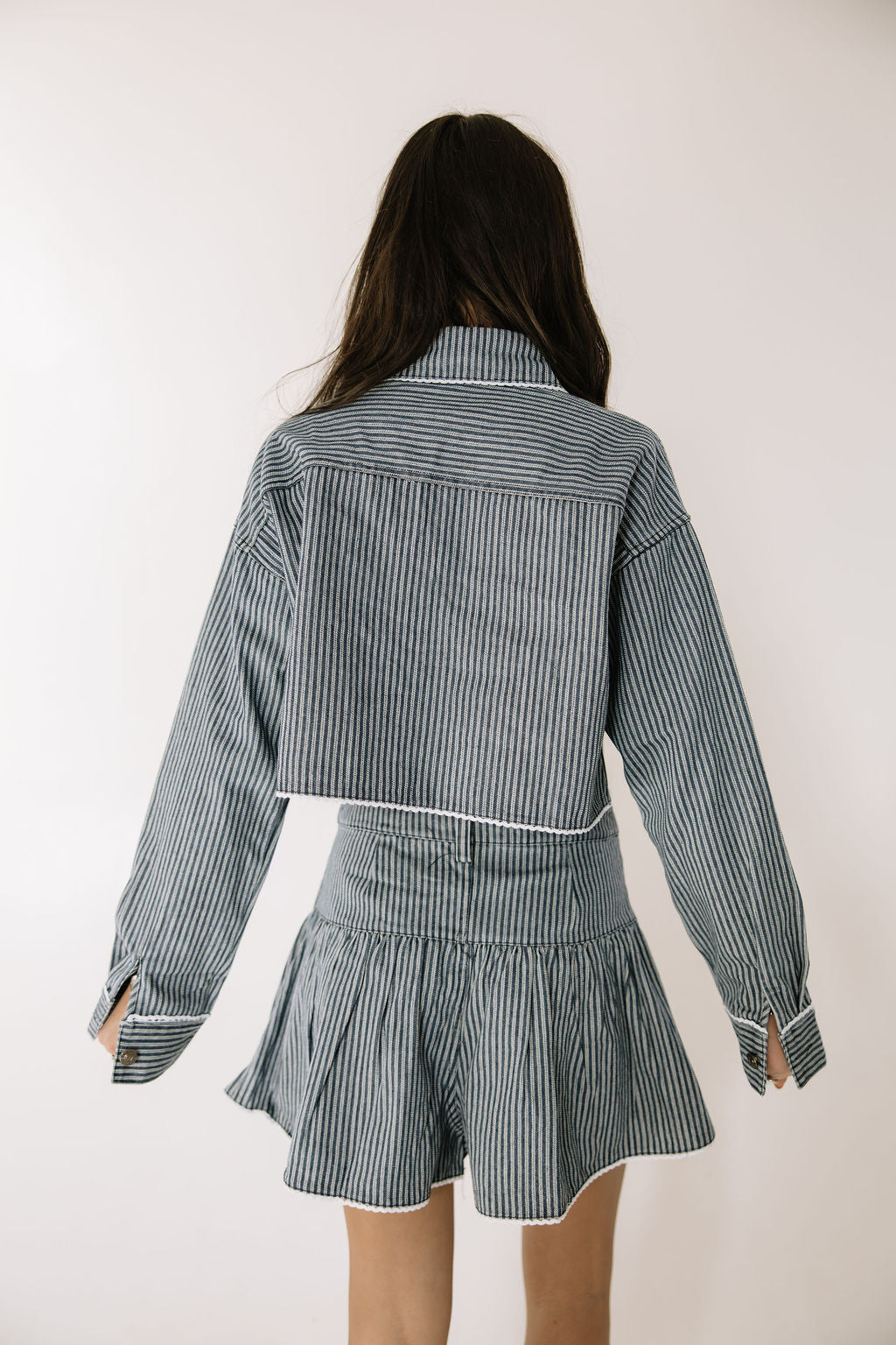 Ella Stripe Top and Shorts Set