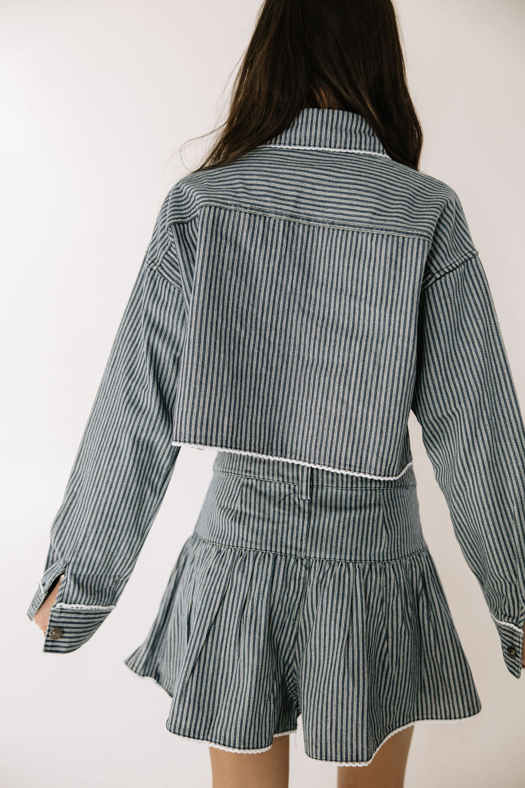 Ella Stripe Top and Shorts Set