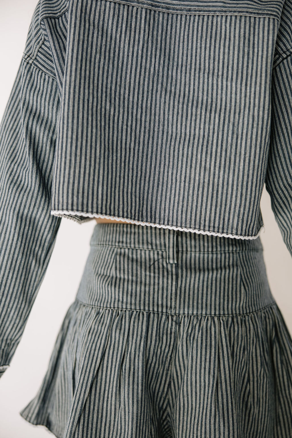 Ella Stripe Top and Shorts Set