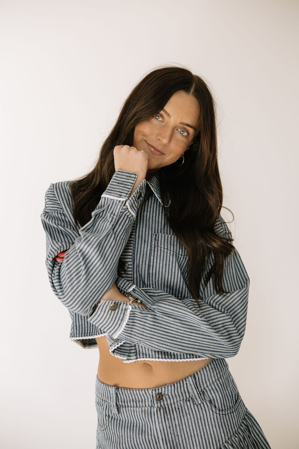 Ella Stripe Top and Shorts Set