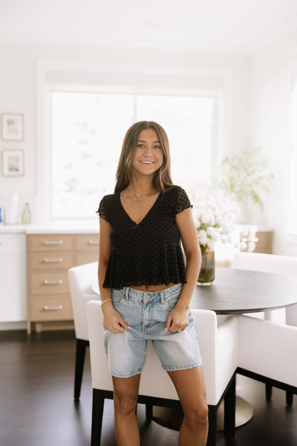 Tara Polka Dot Top