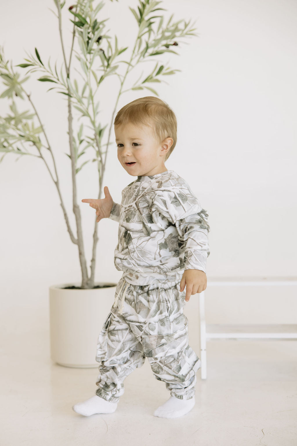 Baby + Kids Green Cargo Camo Set