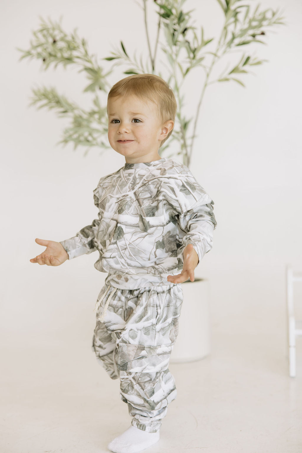 Baby + Kids Green Cargo Camo Set