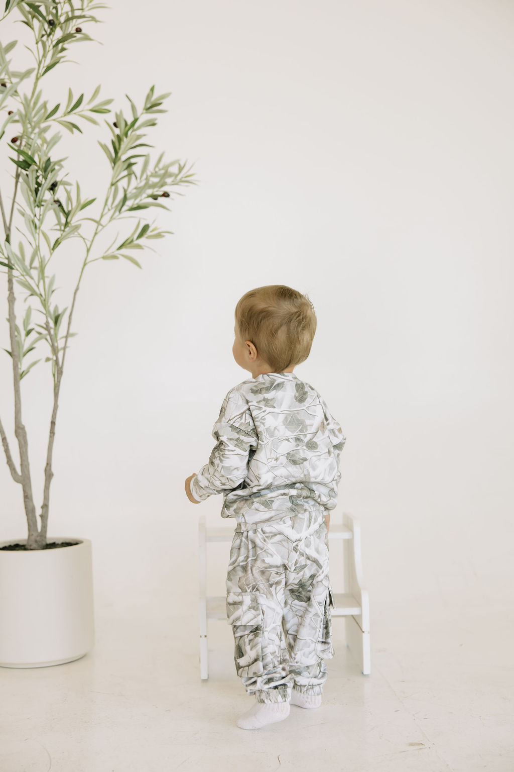 Baby + Kids Green Cargo Camo Set