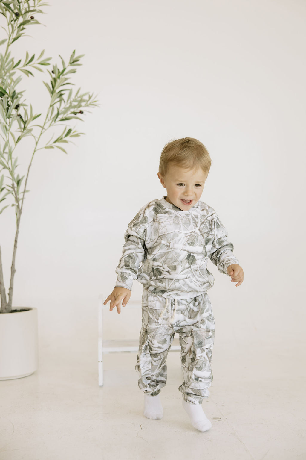 Baby + Kids Green Cargo Camo Set