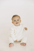 Baby White Rib Pullover