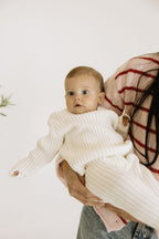 Baby White Rib Leggings