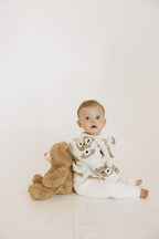 Baby White Rib Leggings