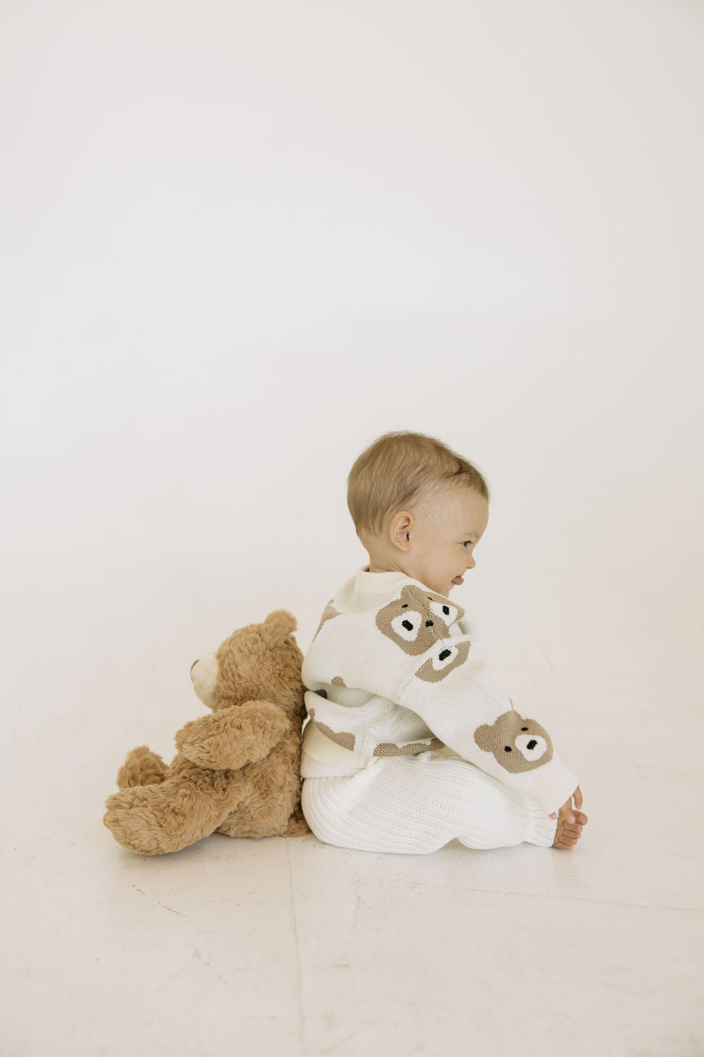Baby Teddy Jacquard Sweater