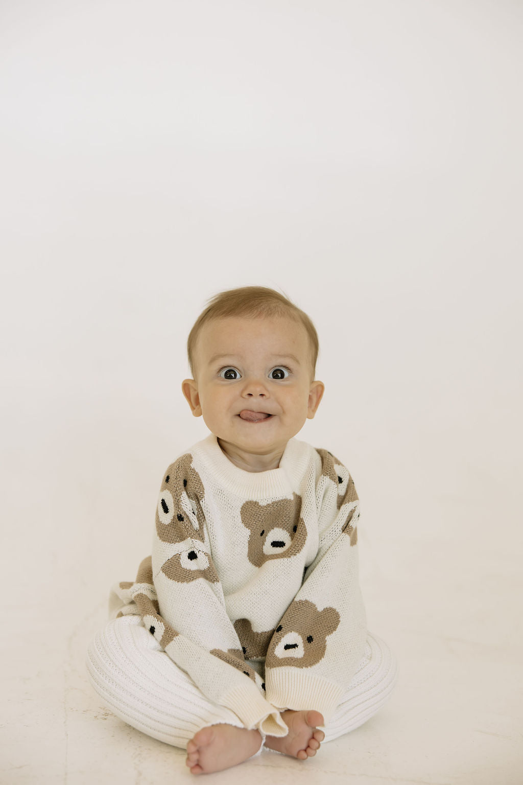 Baby Teddy Jacquard Sweater
