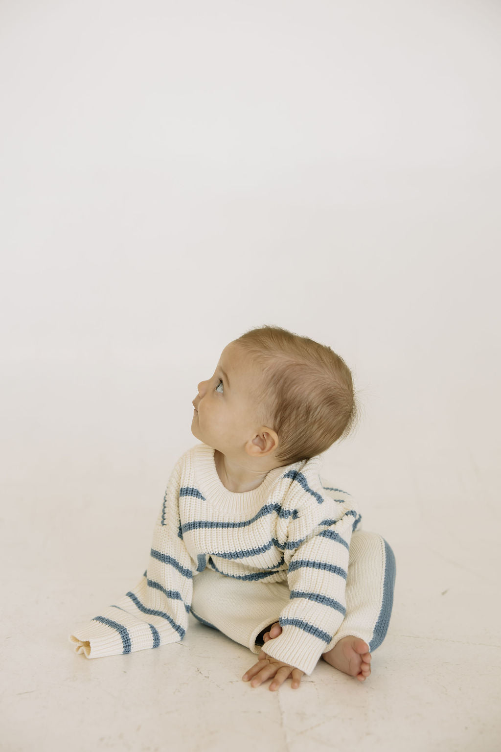 Baby Blue Stripe Sweater