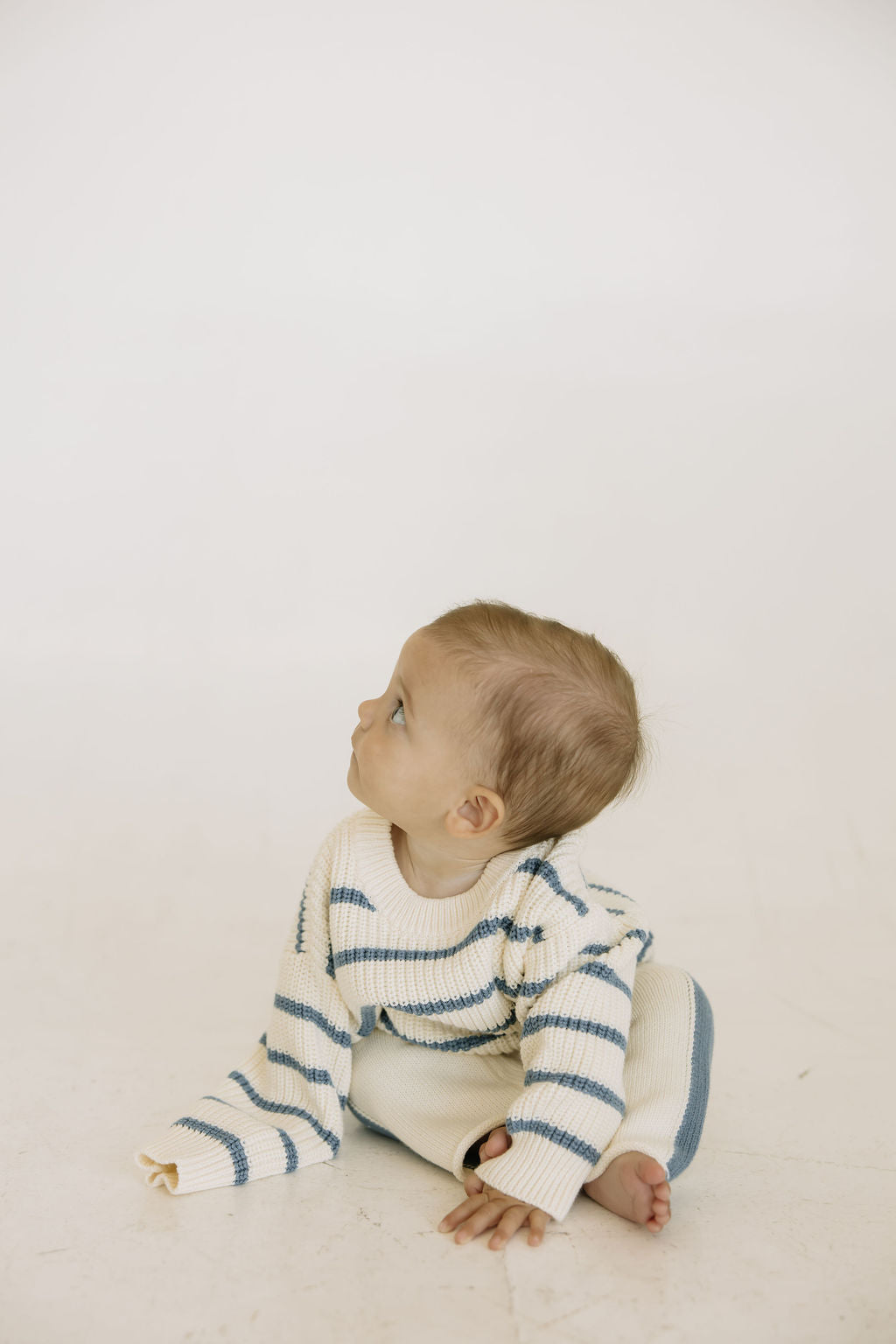 Baby Blue Stripe Sweater