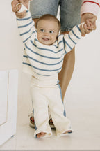 Baby Blue Stripe Sweater