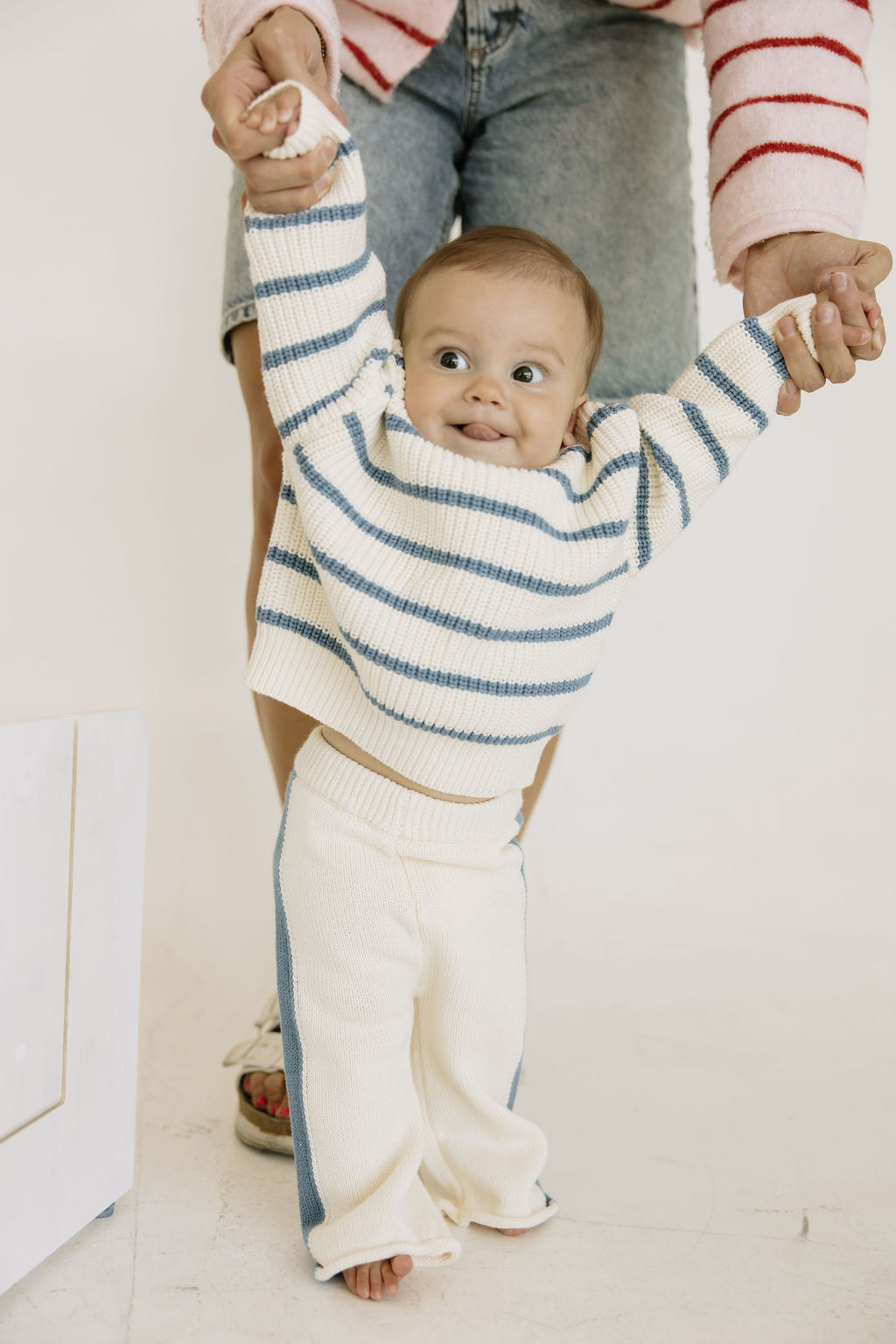 Baby Blue Stripe Sweater