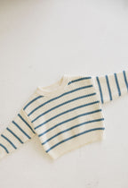 Baby Blue Stripe Sweater