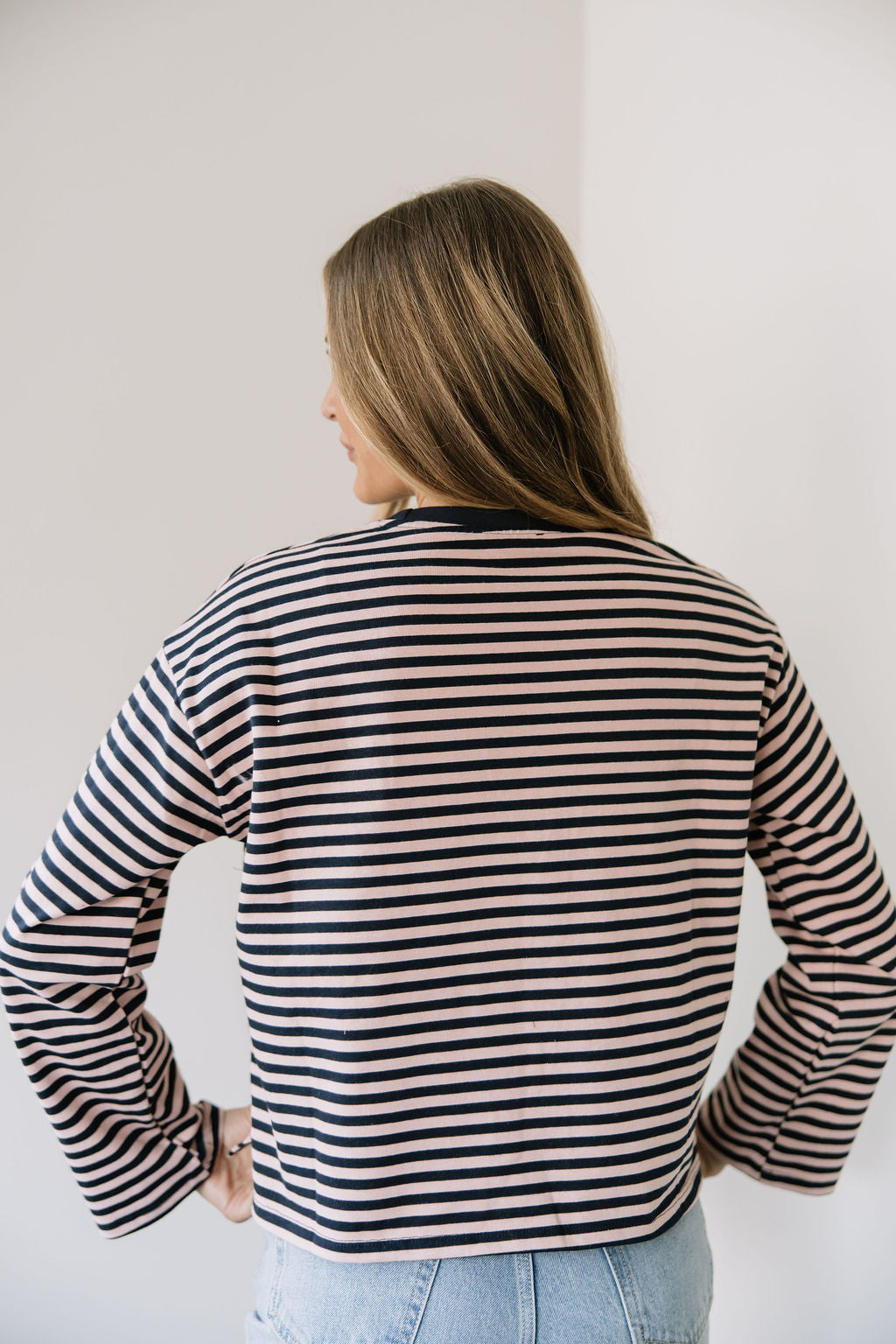 Midnight Rosè Stripe Top