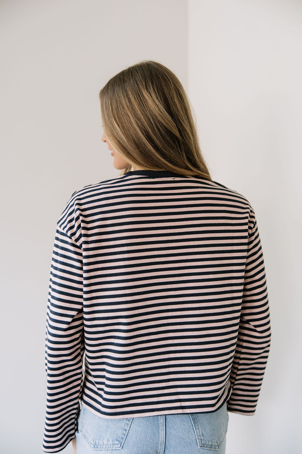 Midnight Rosè Stripe Top