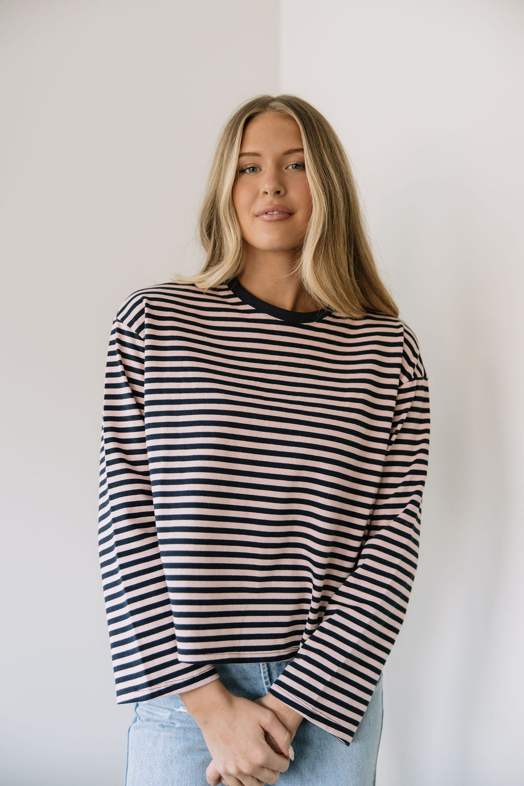 Midnight Rosè Stripe Top