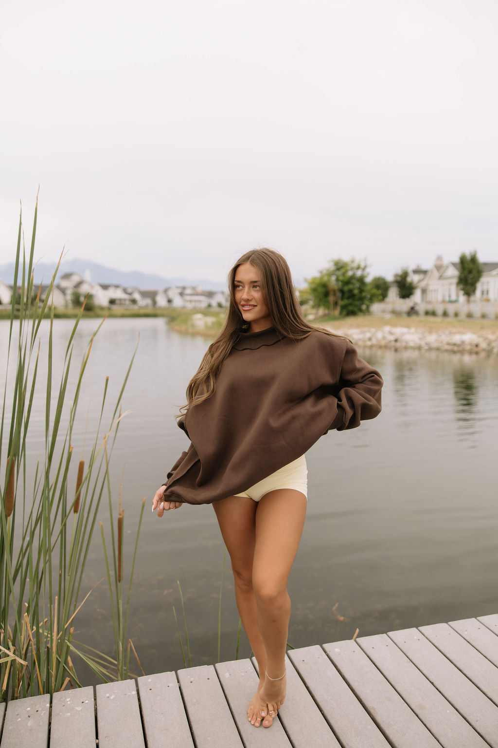 Harbor Mockneck // Brown