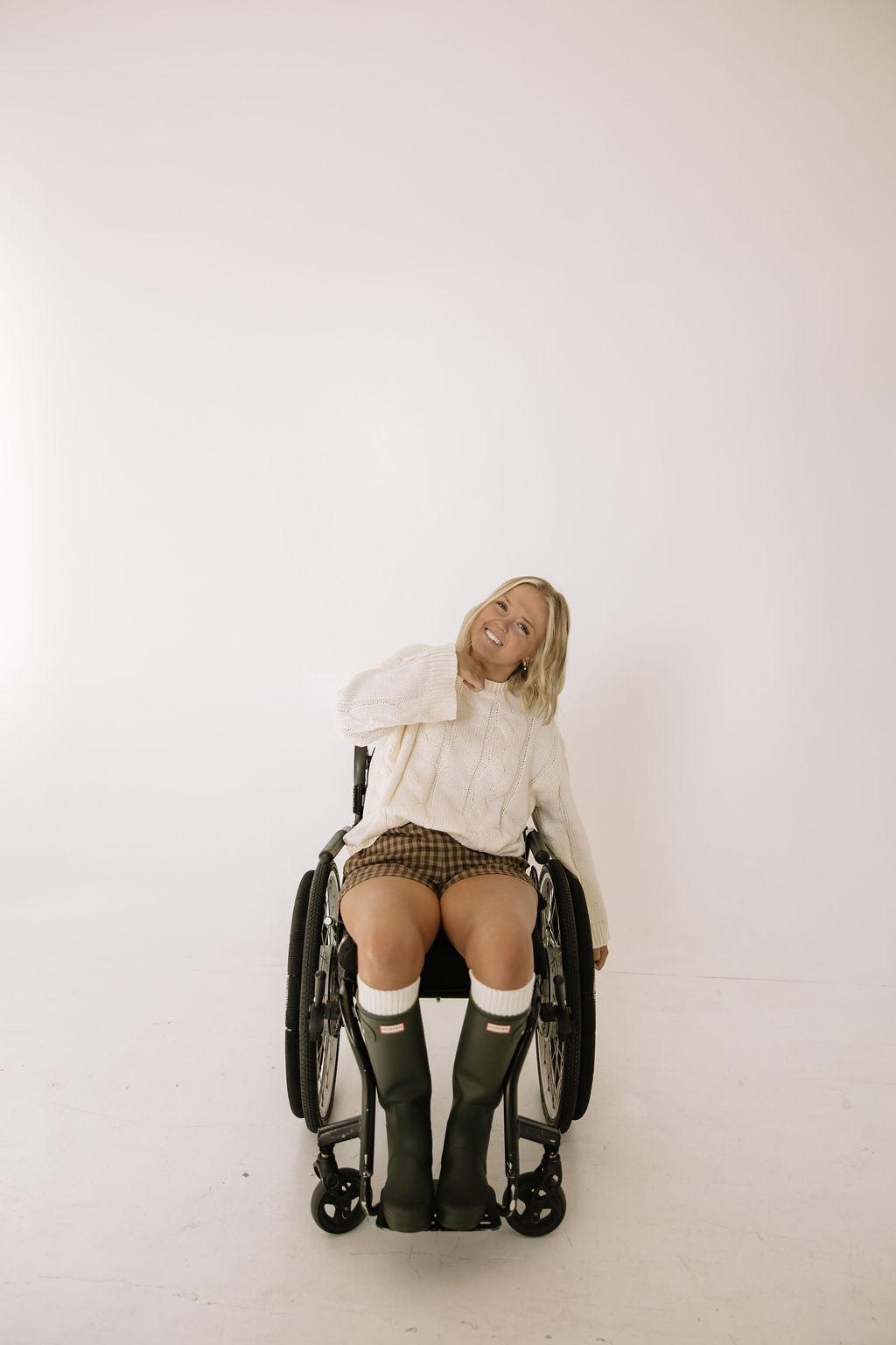 Preorder: Snow Bunny Cable Knit Sweater