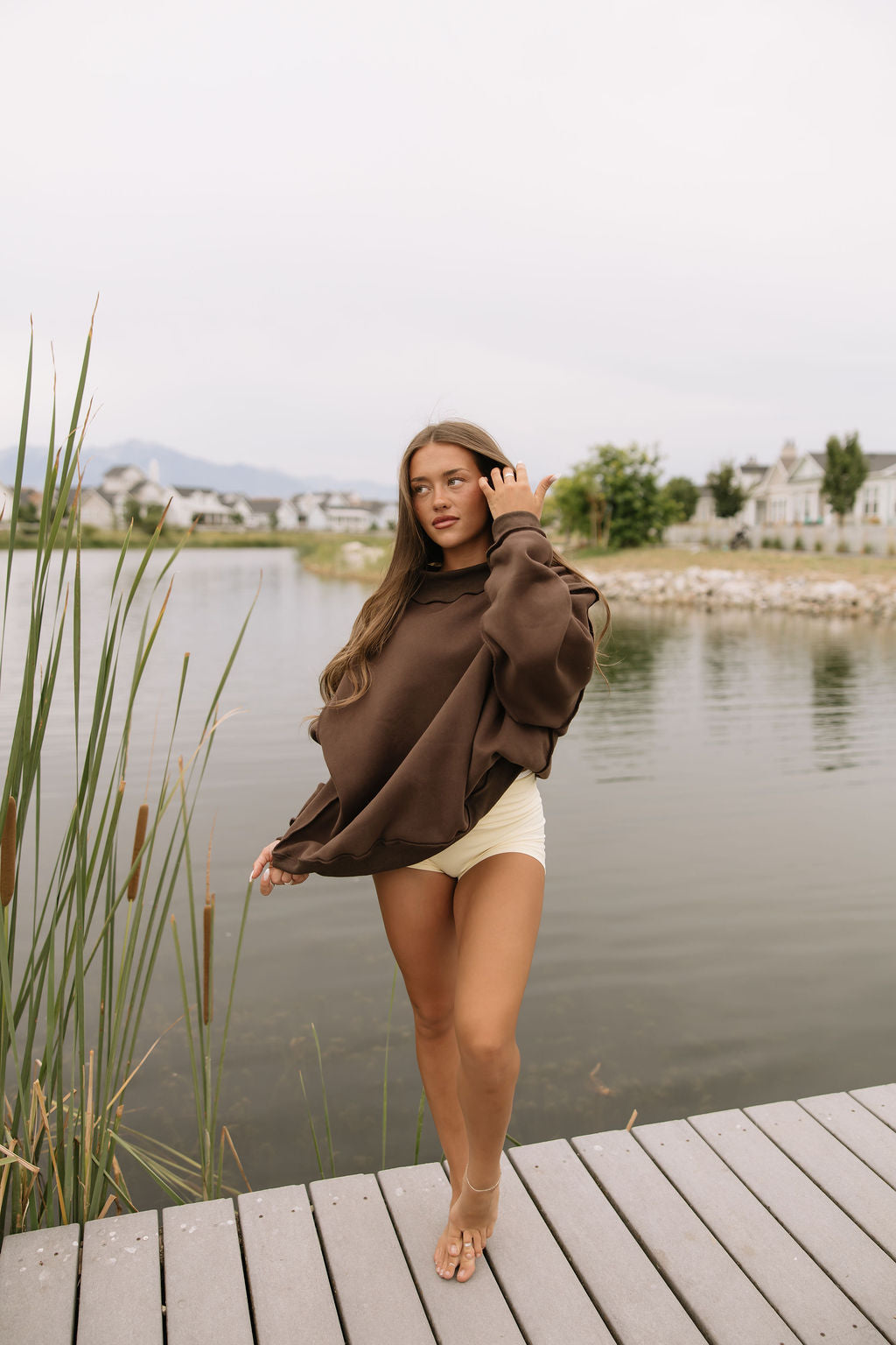 Harbor Mockneck // Brown