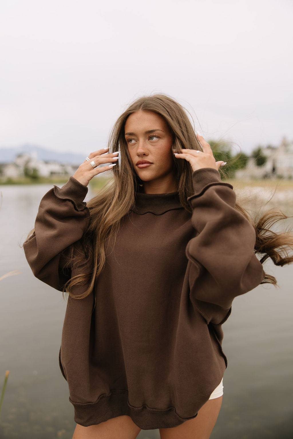 Harbor Mockneck // Brown