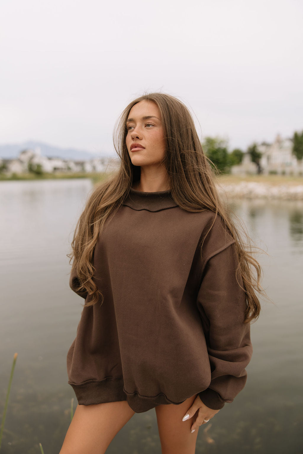 Harbor Mockneck // Brown