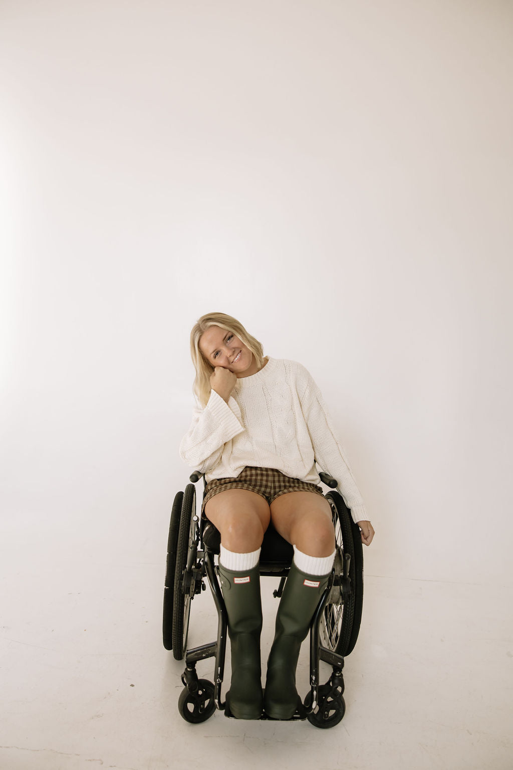Preorder: Snow Bunny Cable Knit Sweater