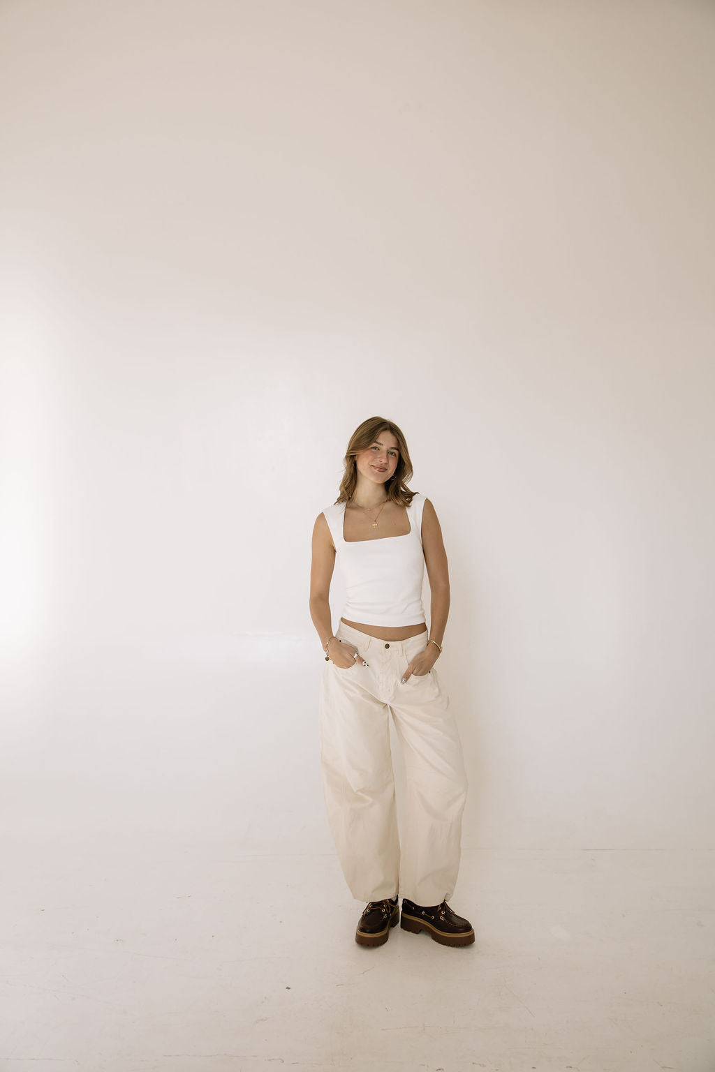 Butter Cotton Barrel Pants