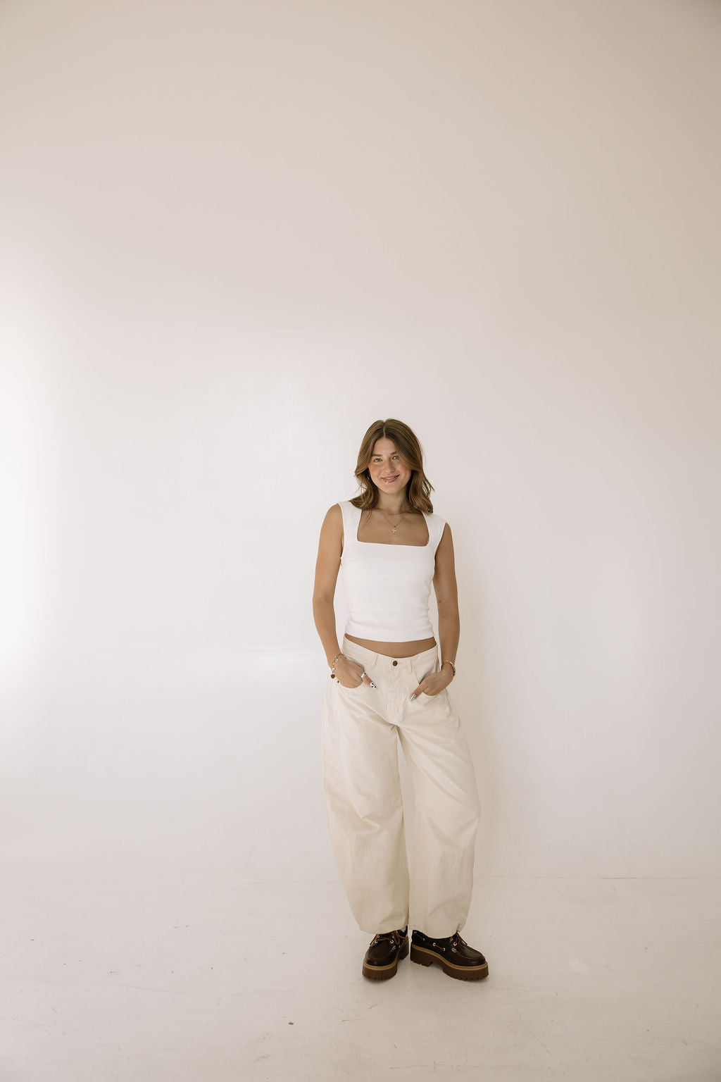 Butter Cotton Barrel Pants