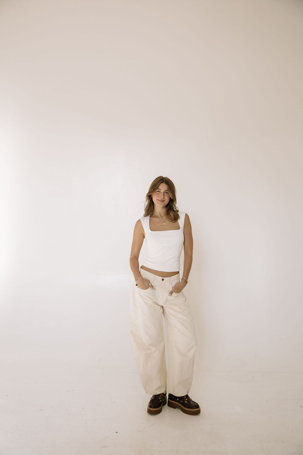 Butter Cotton Barrel Pants