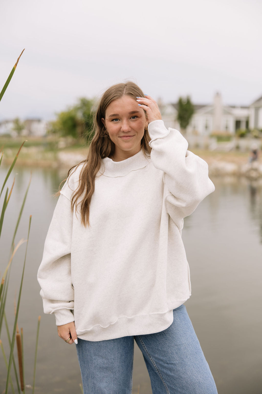 Harbor Mockneck // Light Grey