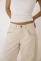 Butter Cotton Barrel Pants