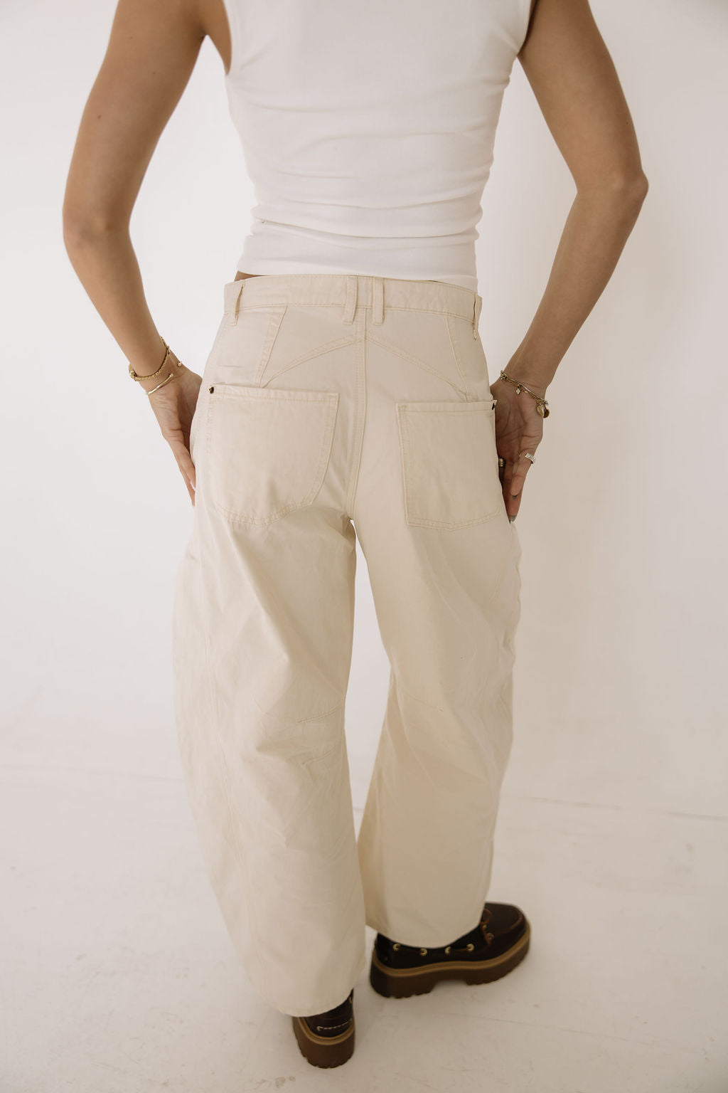 Butter Cotton Barrel Pants