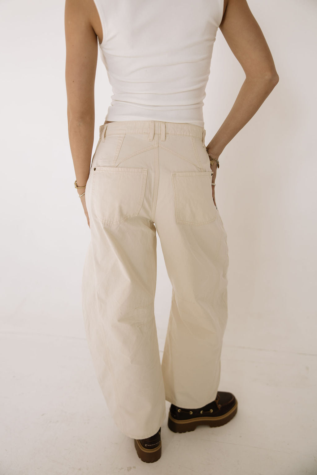Butter Cotton Barrel Pants