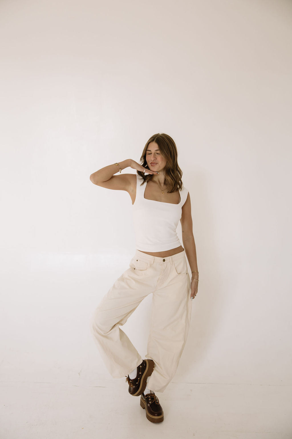 Butter Cotton Barrel Pants