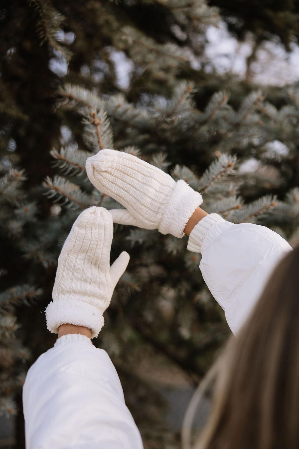 Flurry Knit Mittens