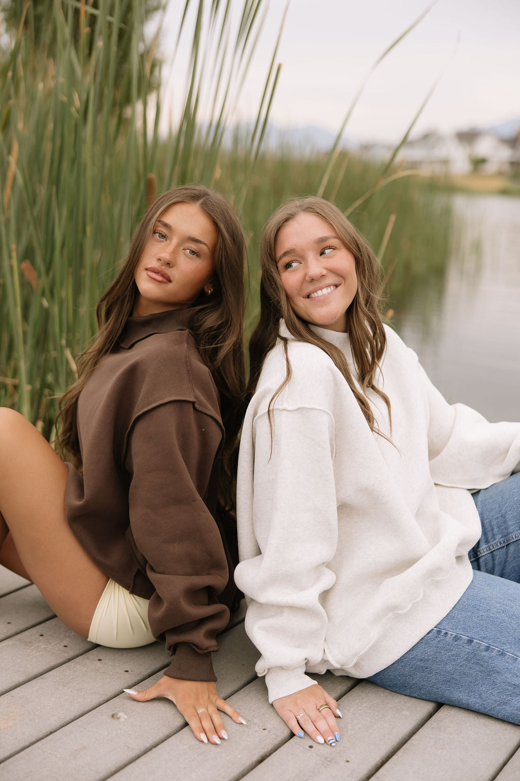Harbor Mockneck // Light Grey