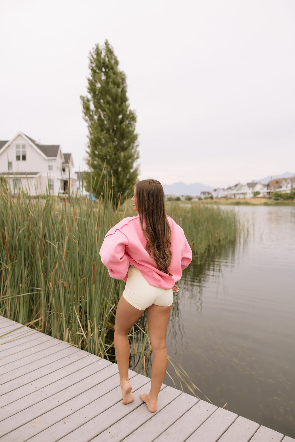 Harbor Mockneck // Candy Pink