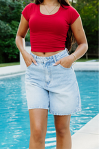 Trendsetter Denim Shorts