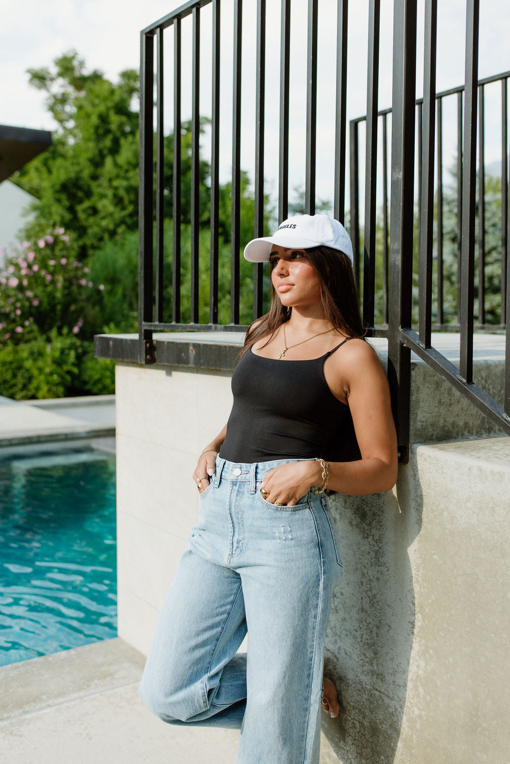 Ballpark High Waisted Straight Jeans