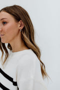 Huggie Hoops // Silver