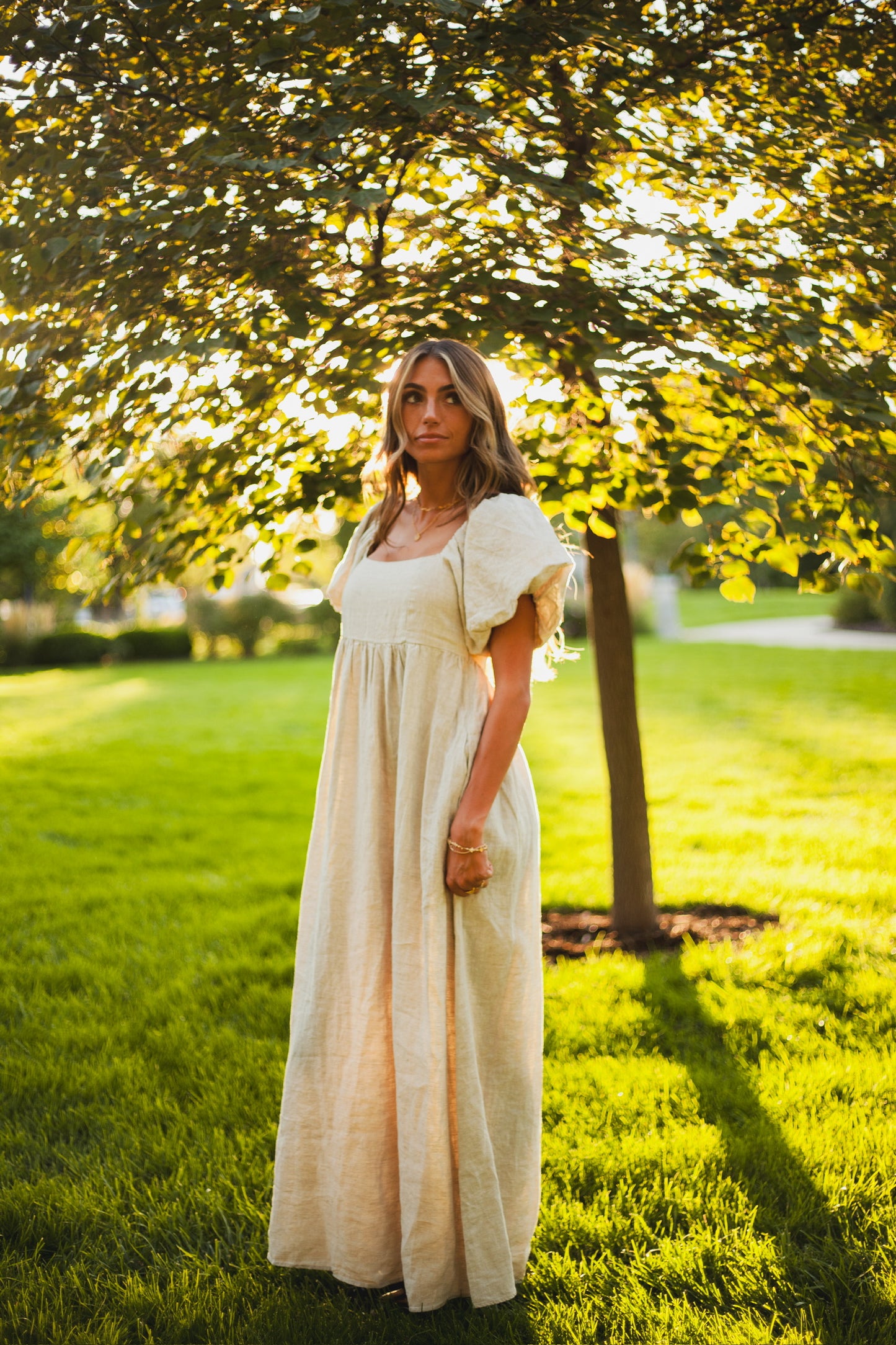 Nova Linen Dress