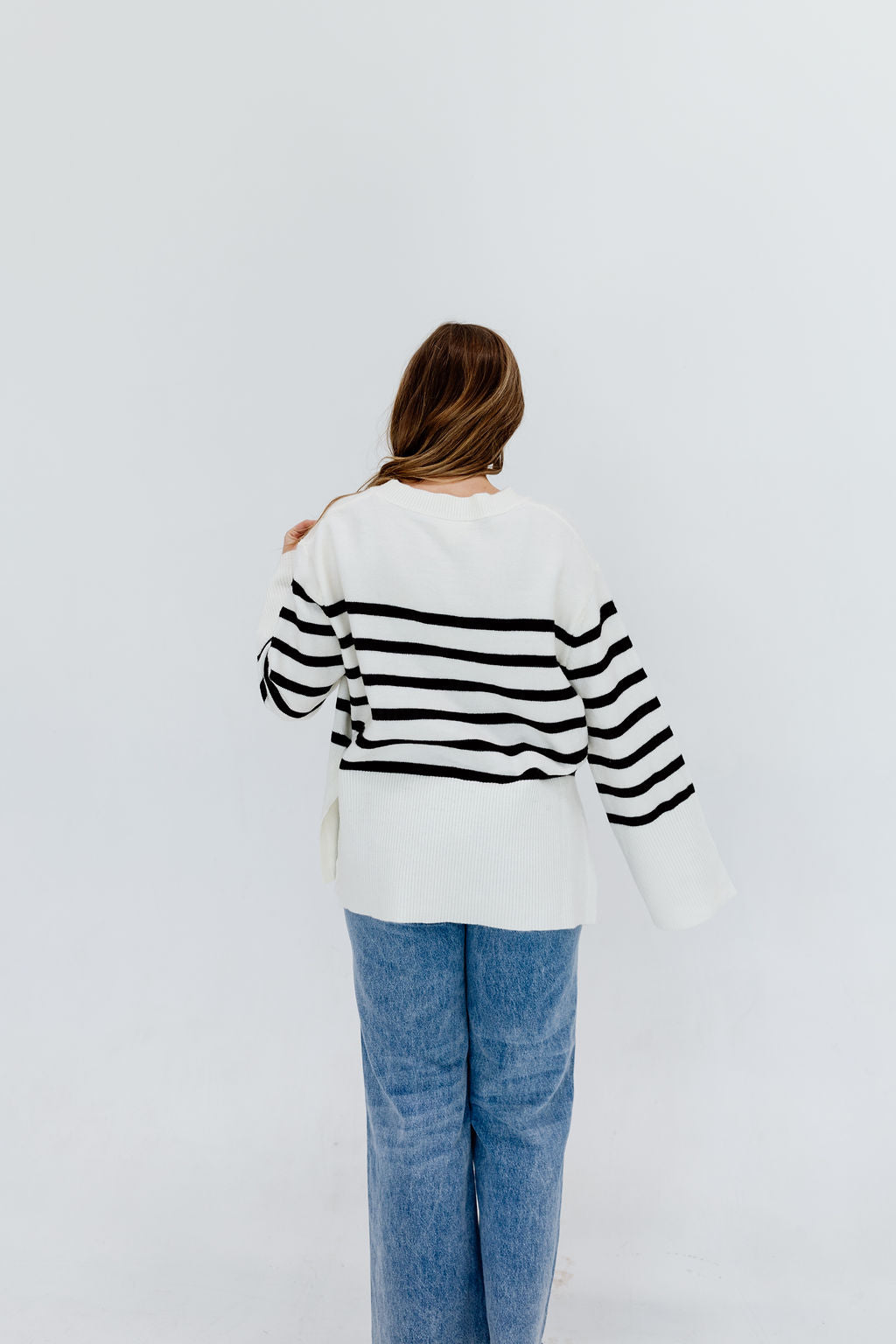 Breezy Stripe Sweater