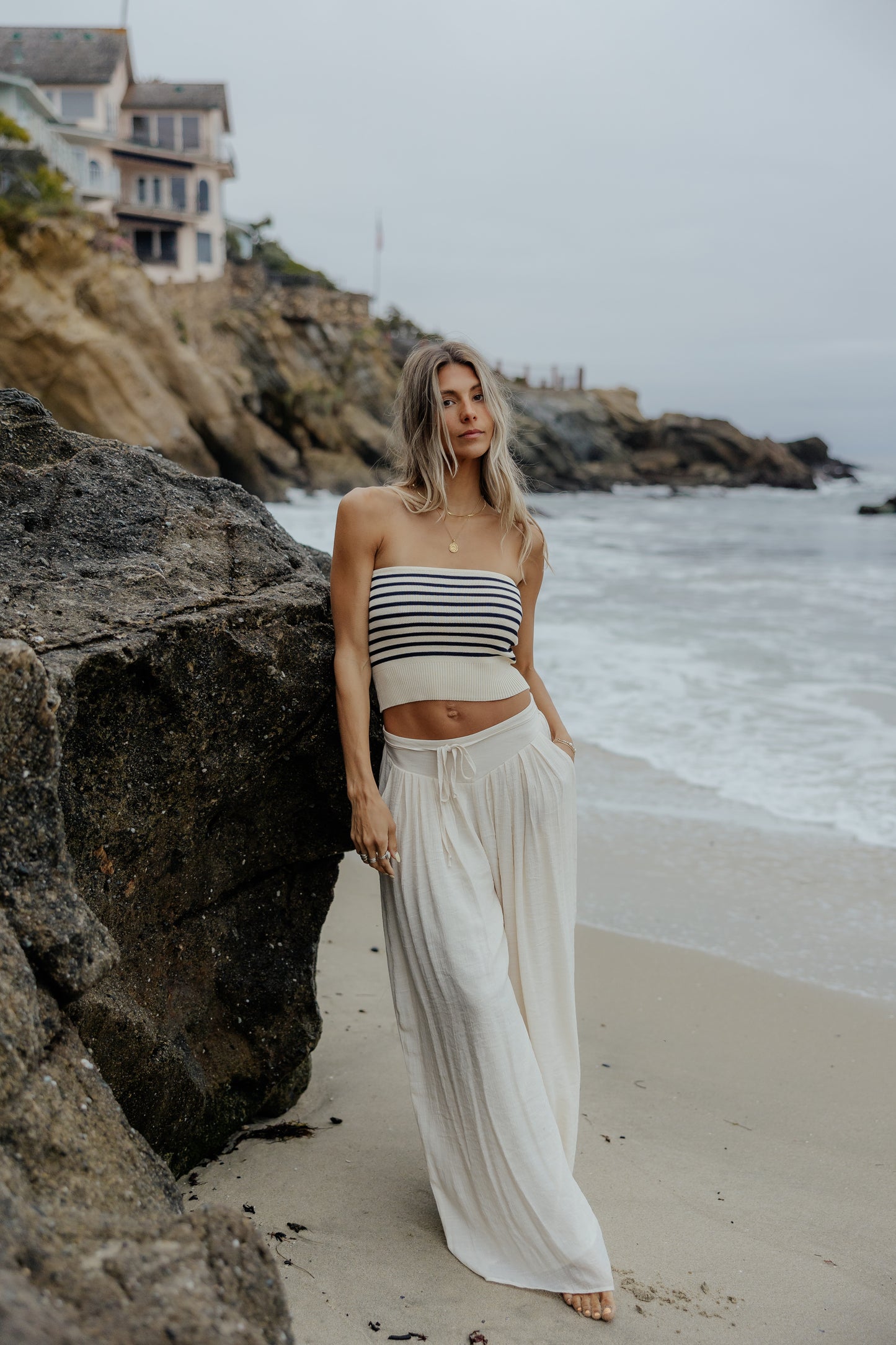 Malibu Stripe Tube Top